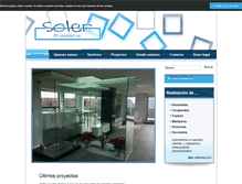 Tablet Screenshot of cristaleriasoler.net